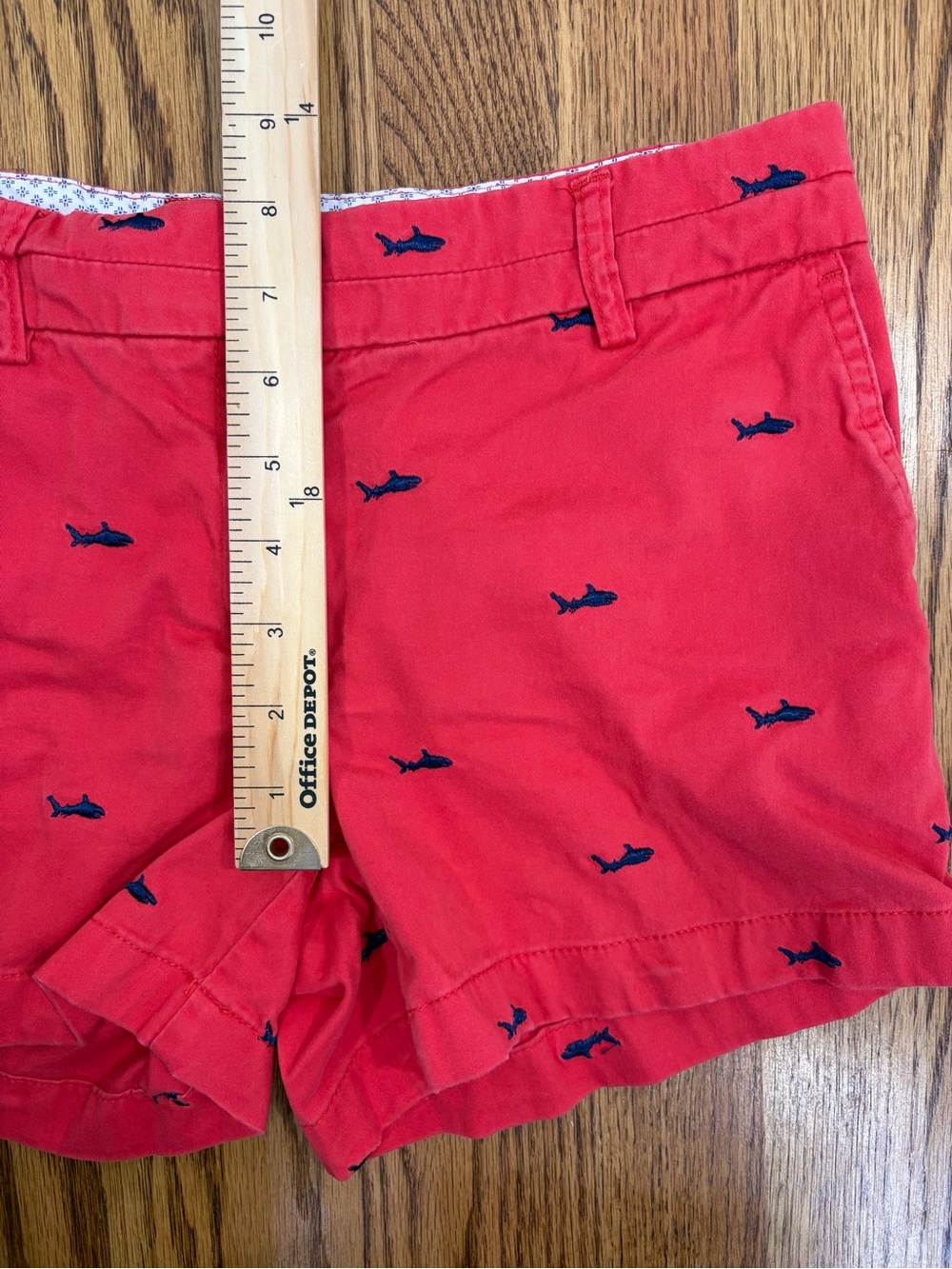 British Khaki 3.5" Cotton Shark Shorts (2) - Picture 5 of 8